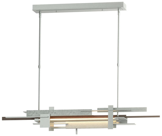 Planar 48.3"W Bronze Accented Vintage Platinum Standard LED Pendant