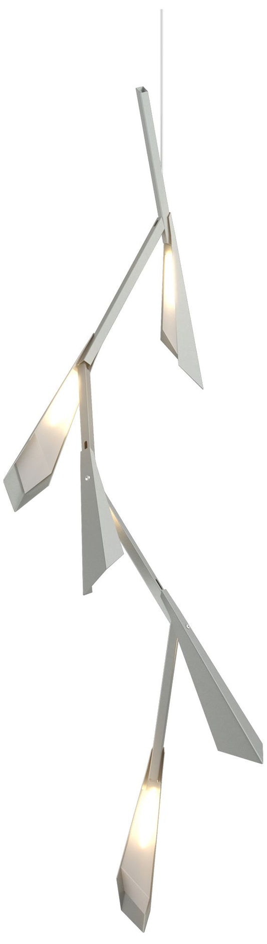 Quill 16" Wide Vintage Platinum Standard LED Pendant
