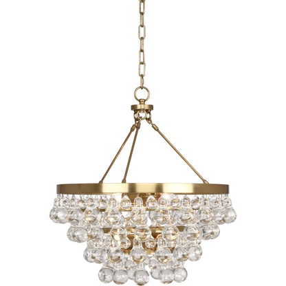 Robert Abbey Bling 4 Light 21" Wide Waterfall Chandelier