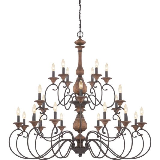 Roseto Mayes 24 Light 3 Tier Chandelier