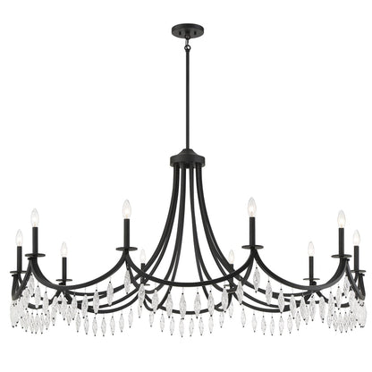 Savoy House Kameron 10 Light 60" Wide Crystal Chandelier