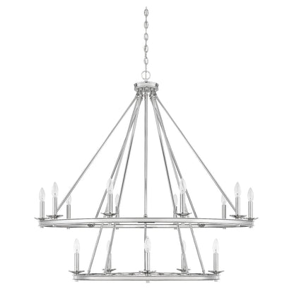 Savoy House Middleton 15 Light 45" Wide Taper Candle Chandelier