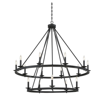 Savoy House Middleton 15 Light 45" Wide Taper Candle Chandelier