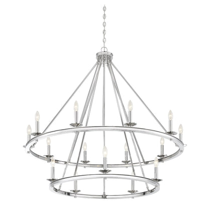 Savoy House Middleton 15 Light 45" Wide Taper Candle Chandelier