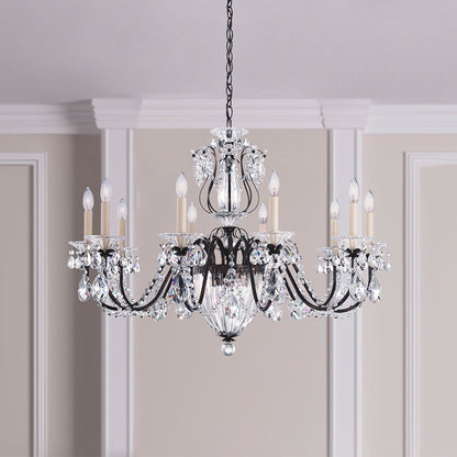 Schonbek Bagatelle 35"W Heirloom Bronze 13-Light Chandelier