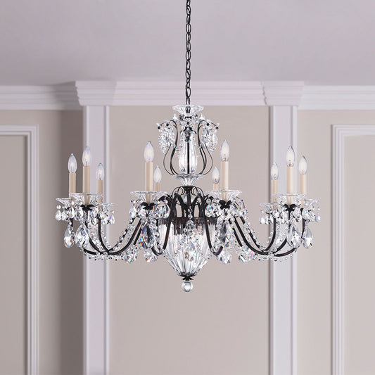 Schonbek Bagatelle 35"W Heirloom Bronze 13-Light Chandelier