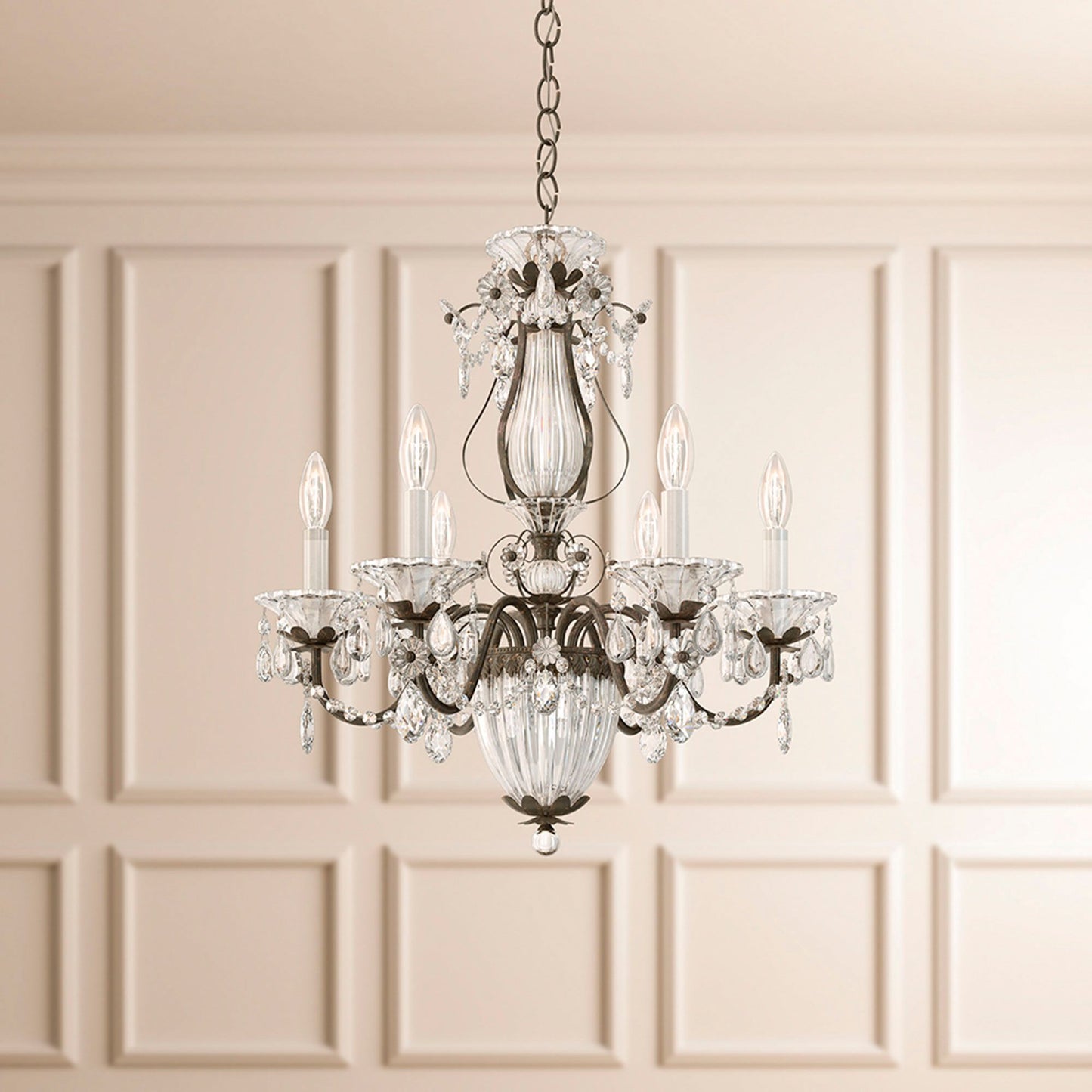 Schonbek Bagatelle Collection 21" Wide Crystal Chandelier