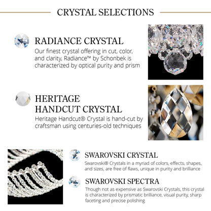 Schonbek Bagatelle Collection 26" Wide Crystal Chandelier