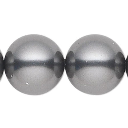 Schonbek Priscilla 5 Light 18" Wide Crystal Chandelier with Dark Grey Pearl Beads