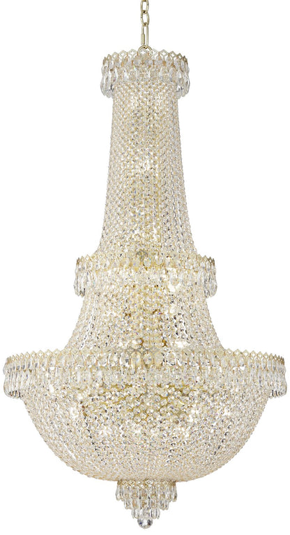 Schonbek Camelot Optic Crystal 41-Light Chandelier in Aurelia Finish