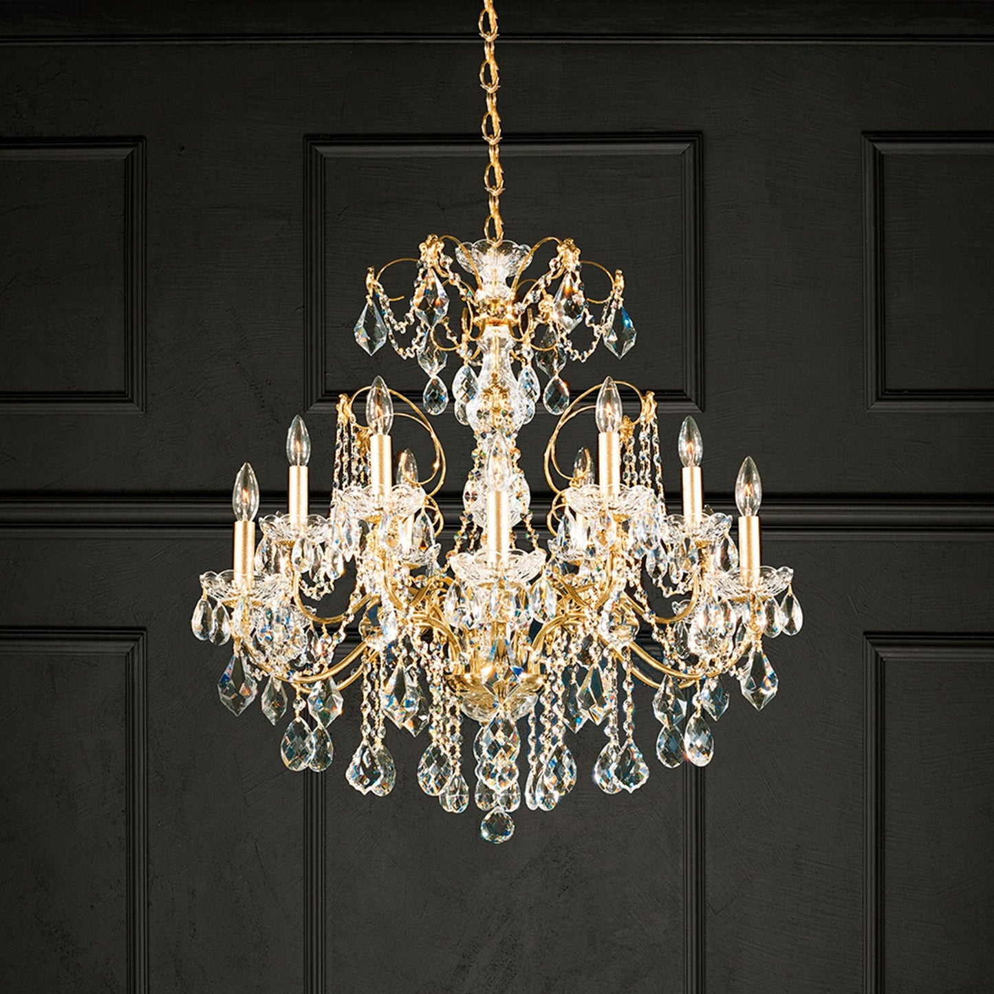 Schonbek Century Collection 30" Wide Crystal Chandelier