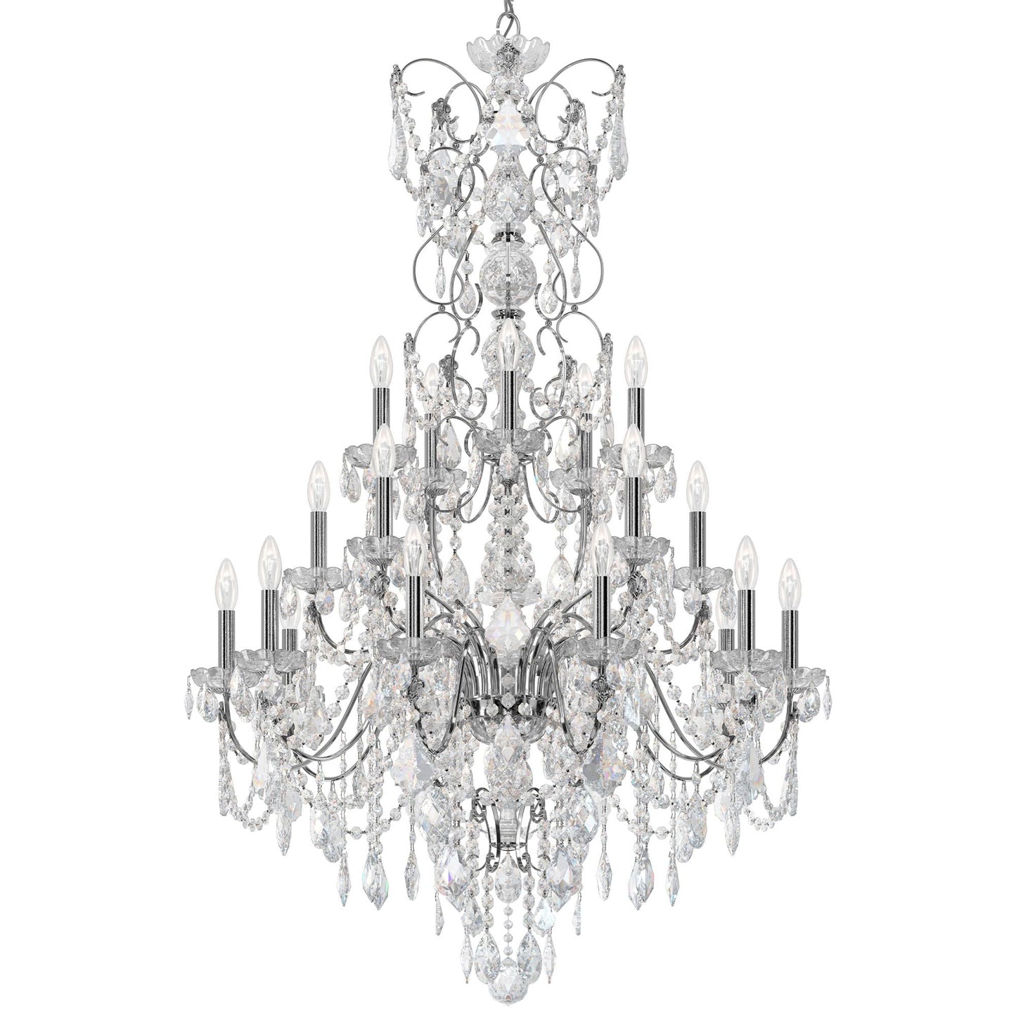 Schonbek Century Collection 37" Wide Crystal Chandelier