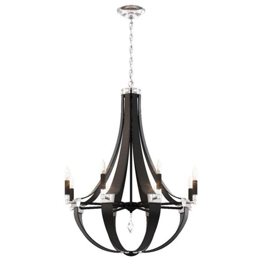 Schonbek Crystal Empire 30" Wide Chandelier with Radiant Crystal Accent