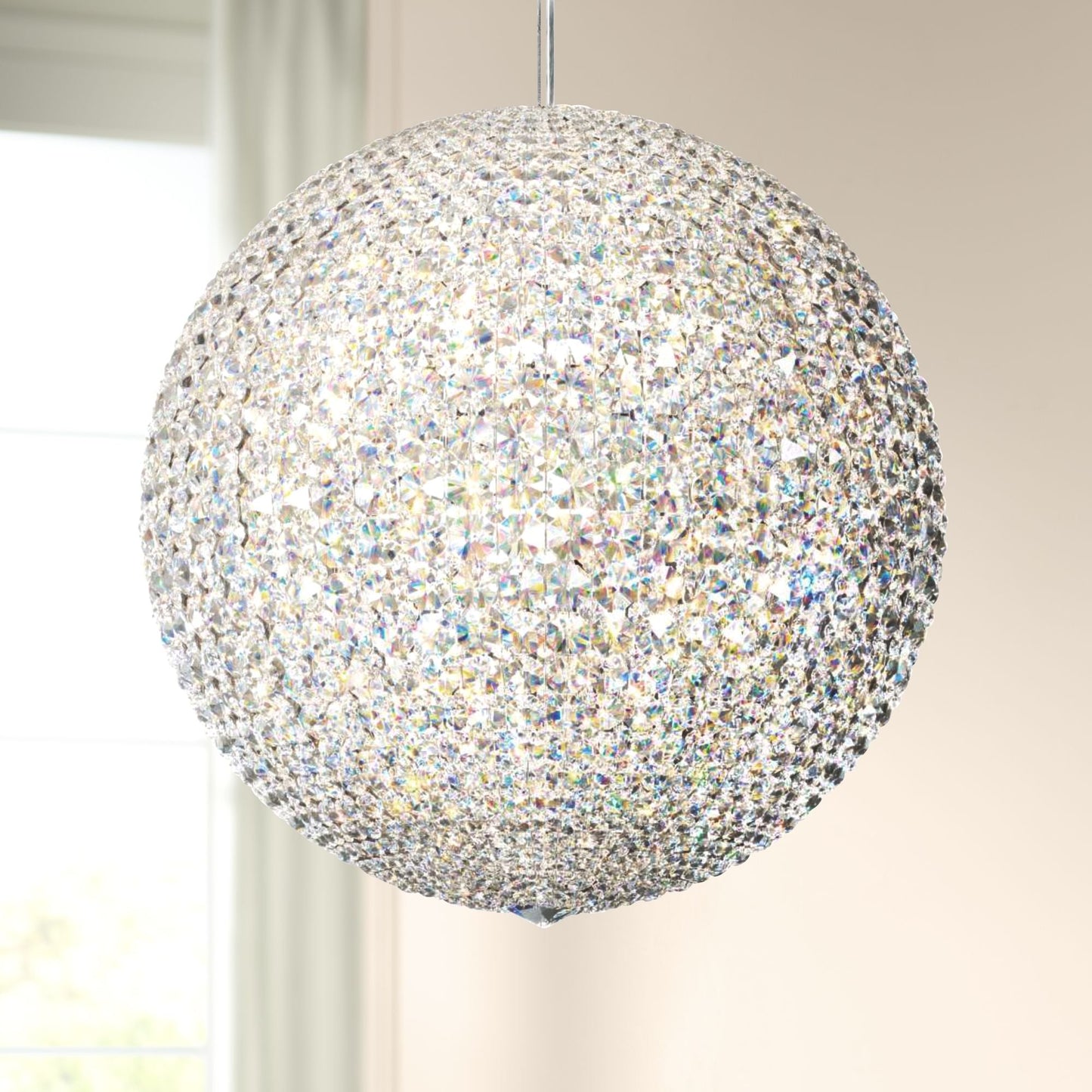 Schonbek Da Vinci Collection 24" Wide Crystal Pendant Light -1