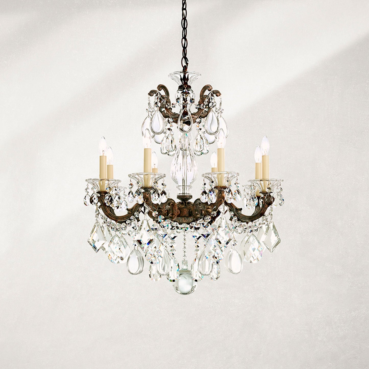 Schonbek La Scala 25"W Heritage Crystal 8-Light Chandelier
