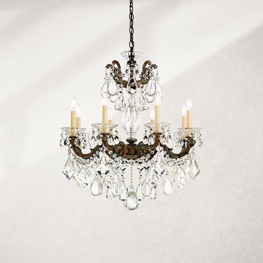 Schonbek La Scala 25"W Heritage Crystal 8-Light Chandelier