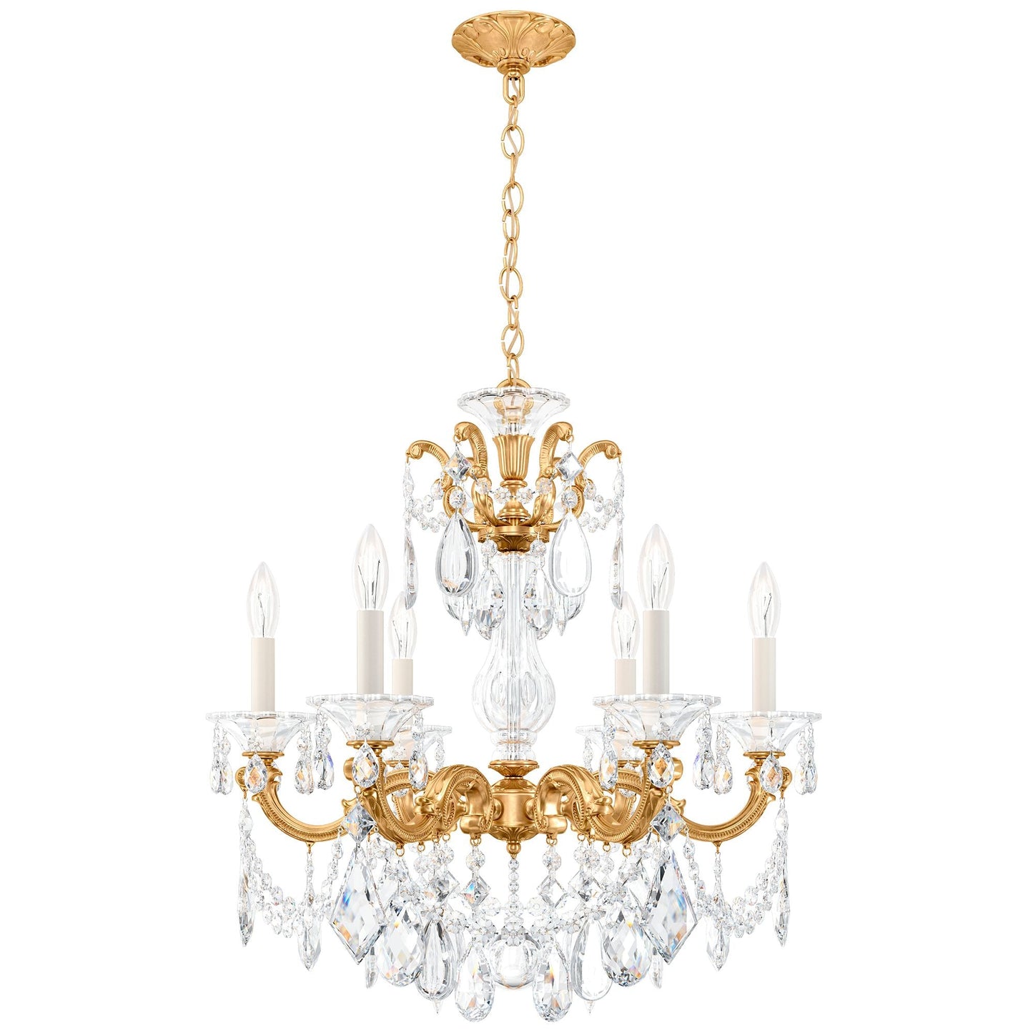 Schonbek La Scala Collection 23" Wide Crystal Chandelier