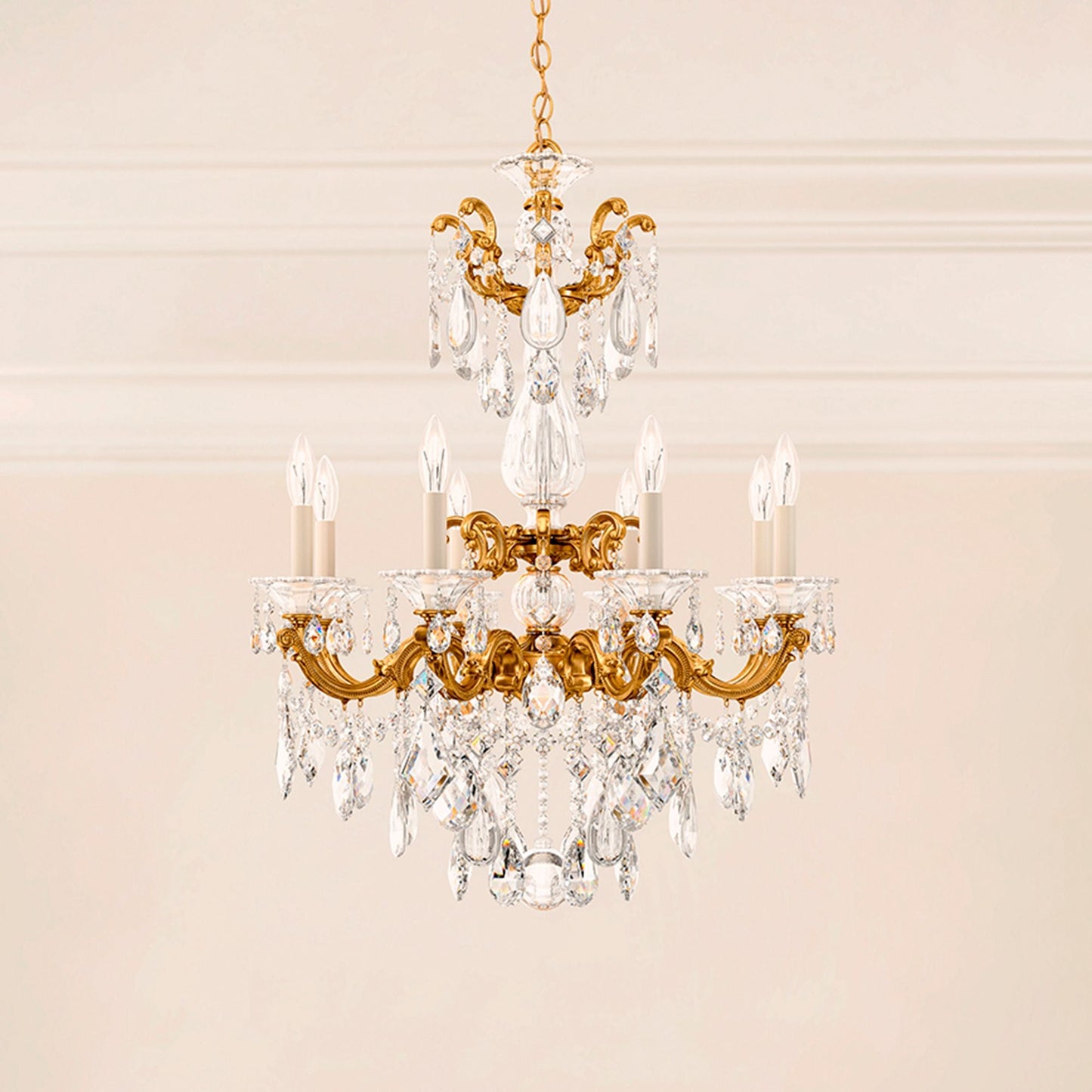 Schonbek La Scala Collection 25" Wide Crystal Chandelier