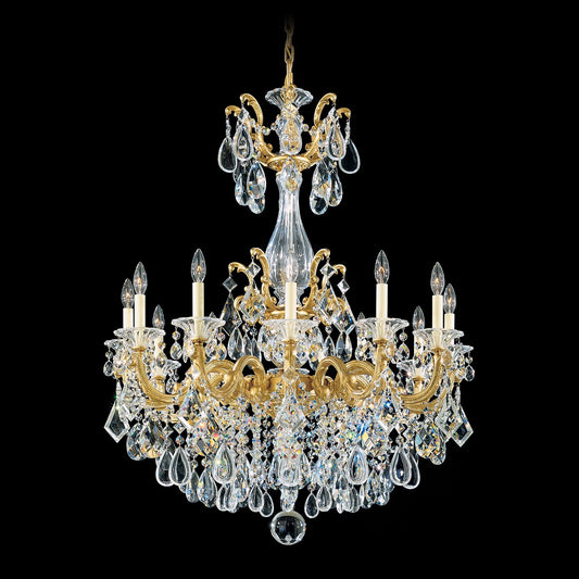 Schonbek La Scala Collection 33" Wide Crystal Chandelier