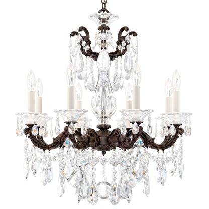 Schonbek La Scala Collection 8-Light Crystal Chandelier