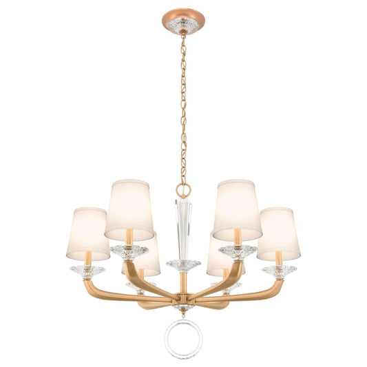 Schonbek Emilea 6 Light 30-1/2" Wide Crystal Chandelier with Swarovski Optic Crystals