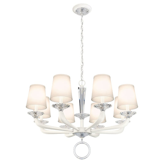Schonbek Emilea 8 Light 33" Wide Crystal Chandelier with Swarovski Optic Crystals