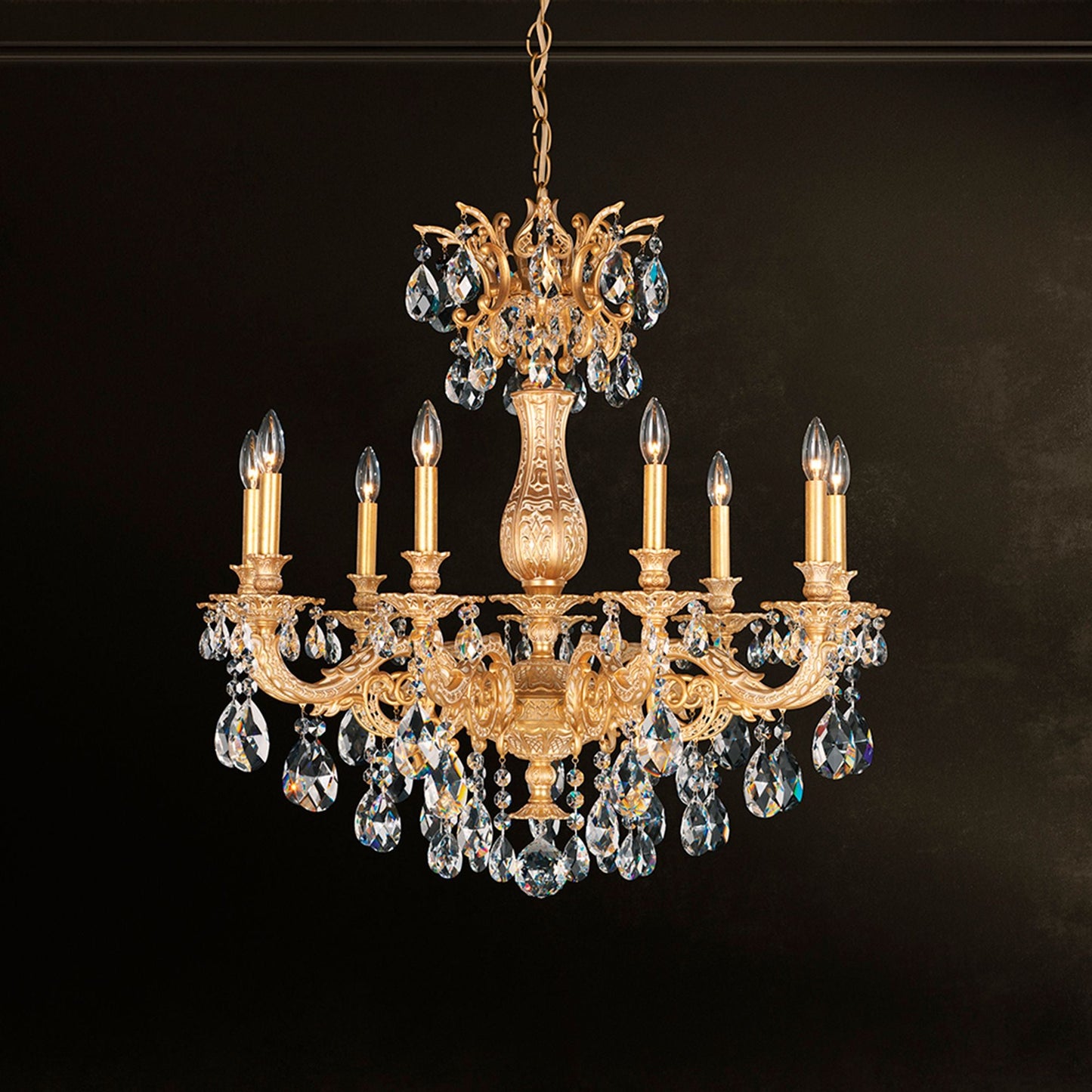 Schonbek Milano 30" Wide Heritage Clear Crystal Chandelier