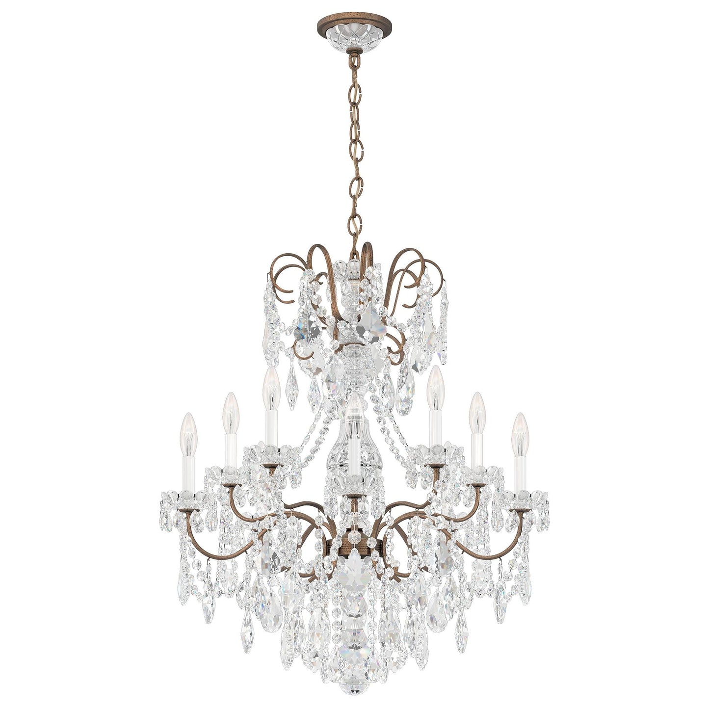 Schonbek New Orleans Collection 28" Wide Crystal Chandelier