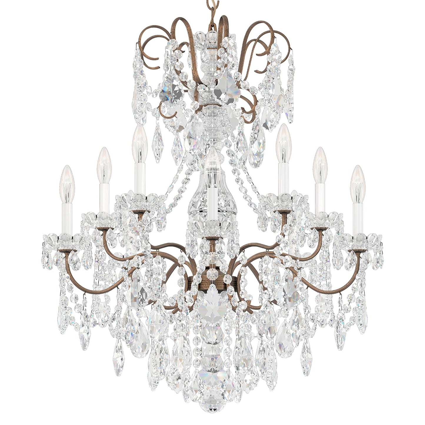 Schonbek New Orleans Collection 28" Wide Crystal Chandelier