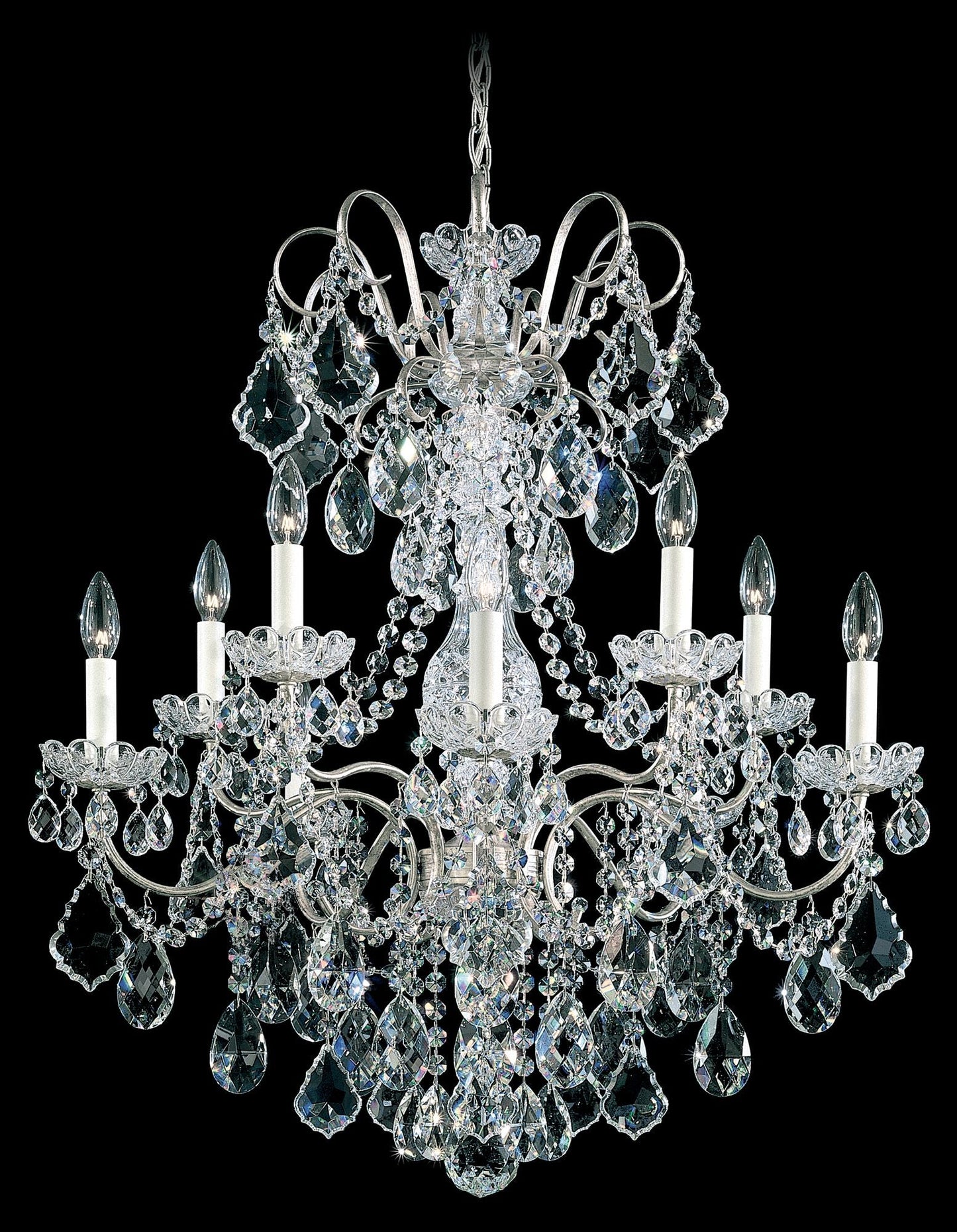 Schonbek New Orleans Collection 28" Wide Crystal Chandelier