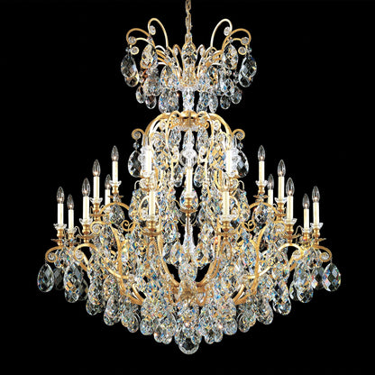 Schonbek Renaissance 45"W Heirloom Gold Crystal Chandelier