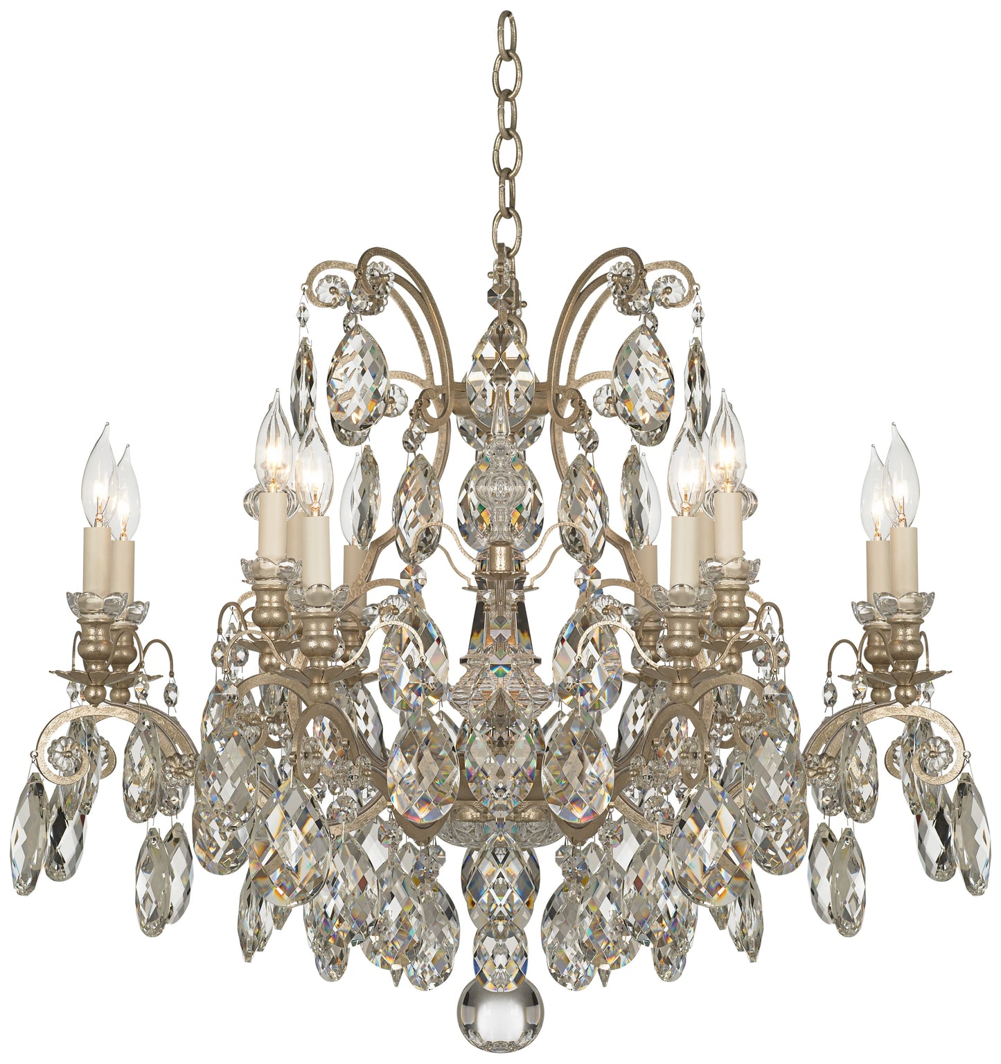 Schonbek Renaissance Collection 33" Traditional Crystal Chandelier
