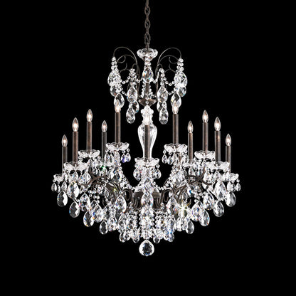 Schonbek Sonatina 35"W Heirloom Bronze 14-Light Chandelier