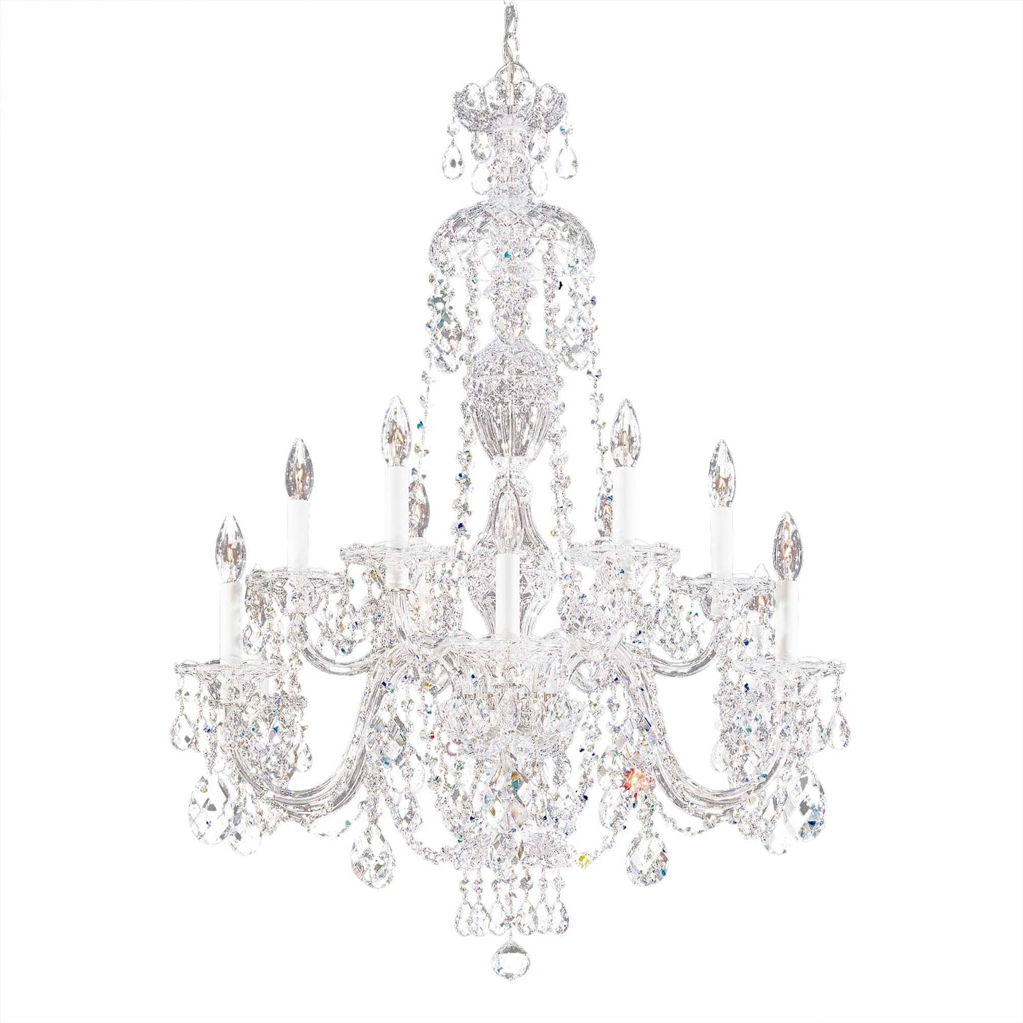Schonbek Sterling 29" Wide Heritage Crystal Chandelier