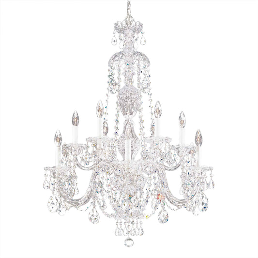Schonbek Sterling 29" Wide Swarovski Crystal Chandelier