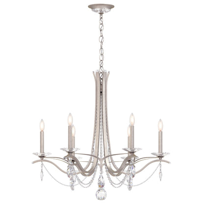 Schonbek Vesca 6 Light 33" Wide Crystal Chandelier with Heritage Crystals
