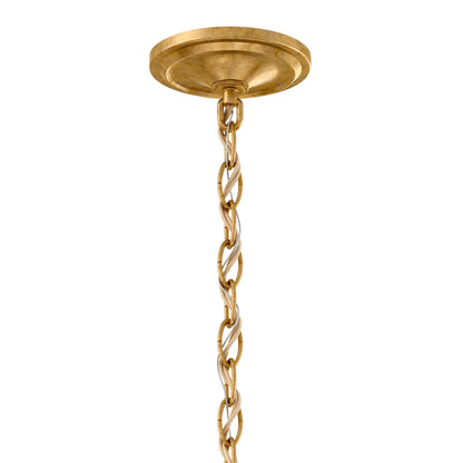 Schonbek Verdana 43" Wide Gold 18-Light 2-Tier Pendant Light
