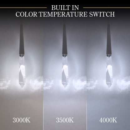 Solitude 22"H x 40"W 14-Light Crystal Multi-Light Pendant in Anti