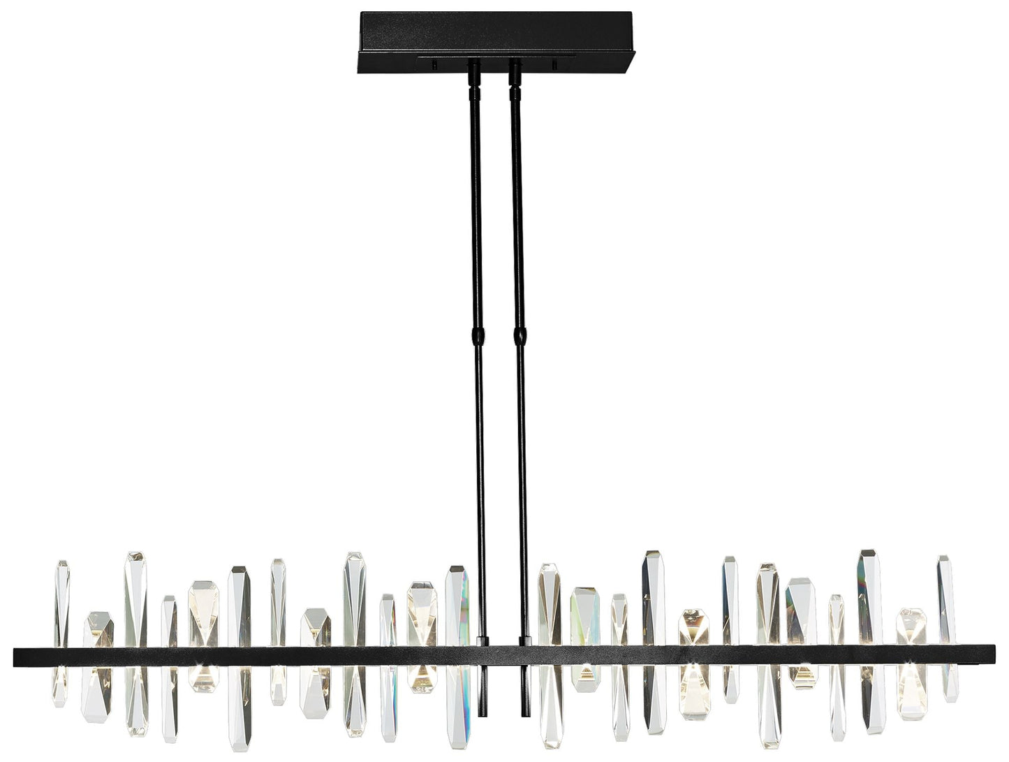 Solitude 51.9" Wide Large Black LED Pendant