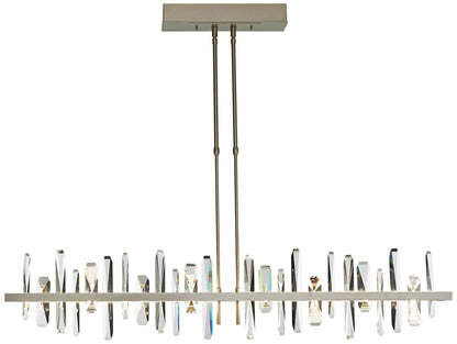 Solitude 51.9" Wide Large Soft Gold LED Pendant
