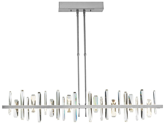 Solitude 51.9" Wide Large Vintage Platinum LED Pendant