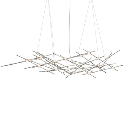 Sonneman Constellation Ursa Minor 25 Light 55" Wide LED Abstract Chandelier with White Acrylic Shades