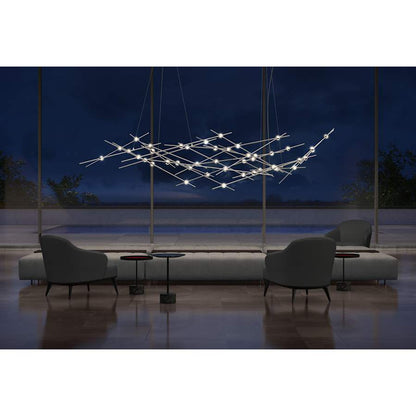 Sonneman Constellation Ursa Major 44 Light 93" Wide LED Abstract Chandelier