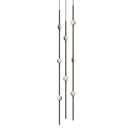 Sonneman Constellation 6" Wide Beaded Chandelier