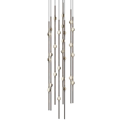 Sonneman Constellation 12" Wide Beaded Chandelier