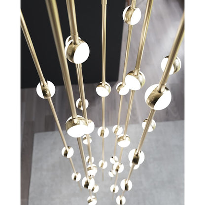 Sonneman Constellation 12" Wide Beaded Chandelier