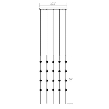 Sonneman Constellation 21" Wide Chandelier