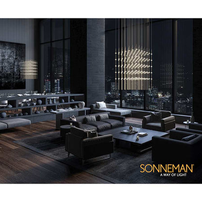 Sonneman Constellation 30" Wide Beaded Chandelier