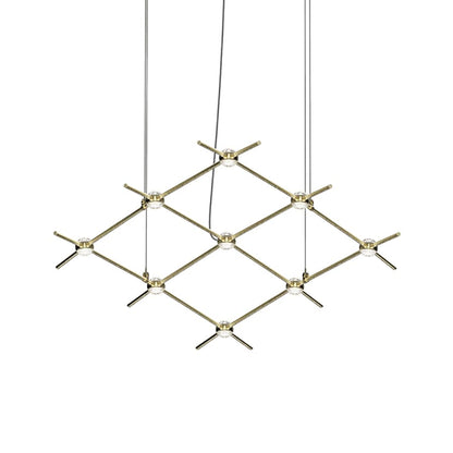 Sonneman Constellation Aquarius Minor 9 Light 67" Wide LED Chandelier
