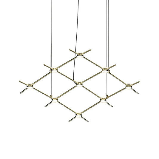 Sonneman Constellation Aquarius Minor 9 Light 67" Wide LED Chandelier